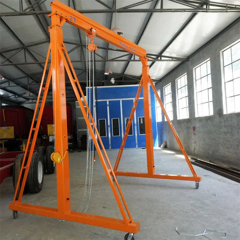 Small Portable Mobile Gantry Crane