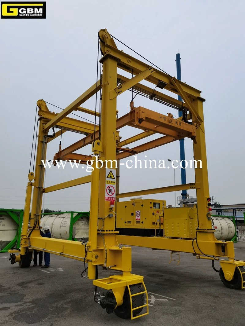 Gbm New Design Mobile Type Container Lifting Crane for Handling ISO Containers