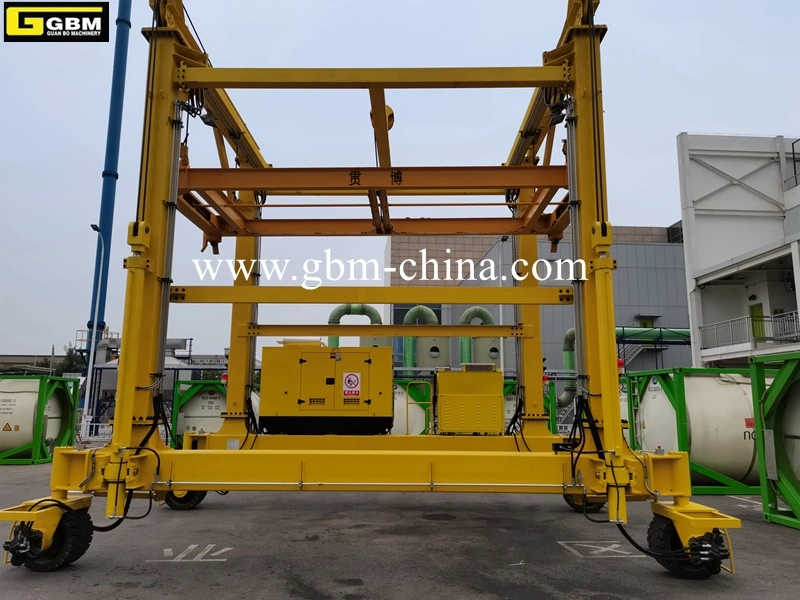 Gbm New Design Mobile Type Container Lifting Crane for Handling ISO Containers