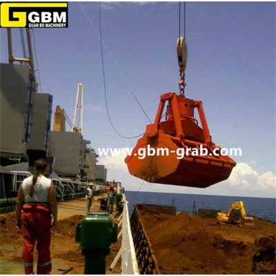 Ship Crane Electric Hydraulic Clamshell Bucket Maine Grab