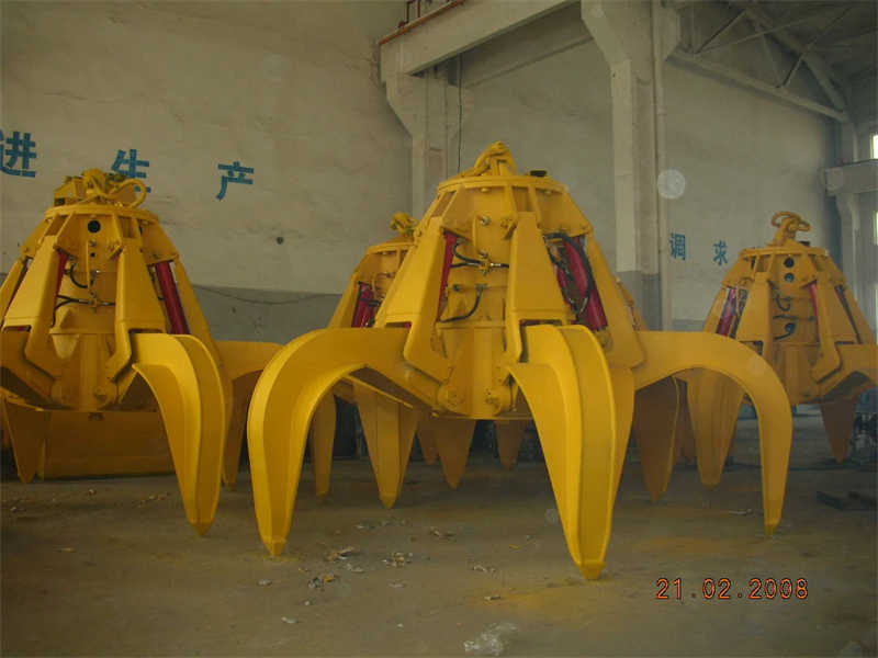 30t Electro Hydraulic Orange Peel Rock Grab