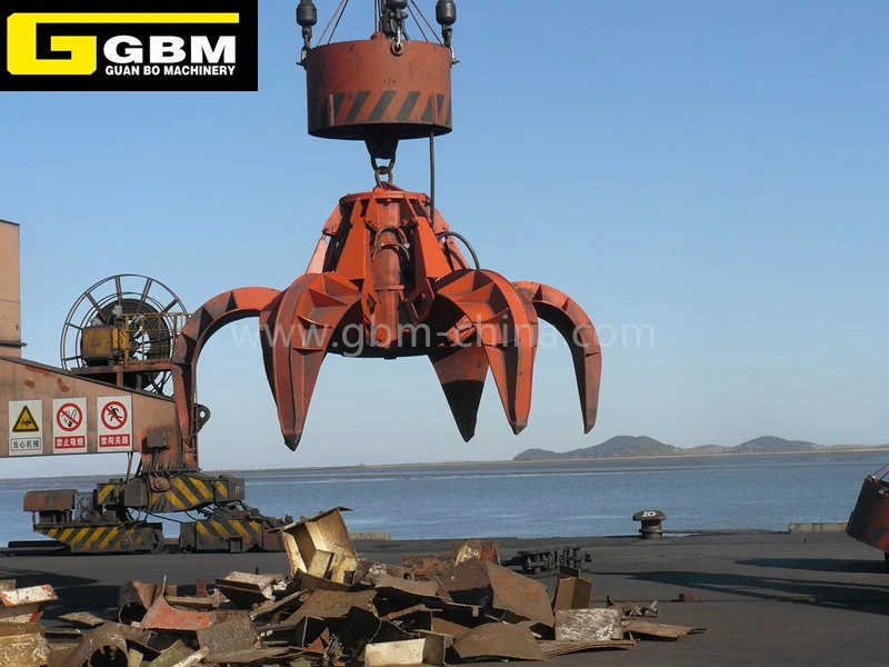 30t Electro Hydraulic Orange Peel Rock Grab