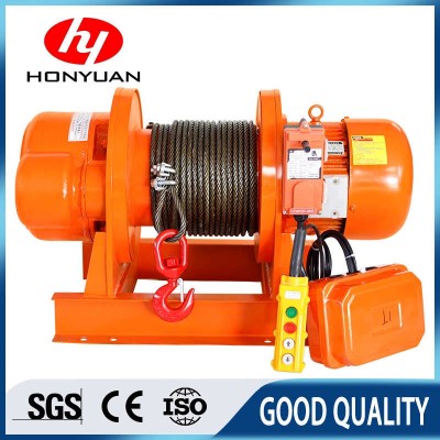 Crane Electric Wire Rope Pulling Hoist/Windlass with Wireless Remote Control