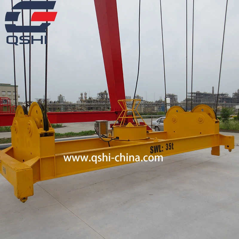 Four Pulley Electric Lifting Container Spreader for Multiple Crane