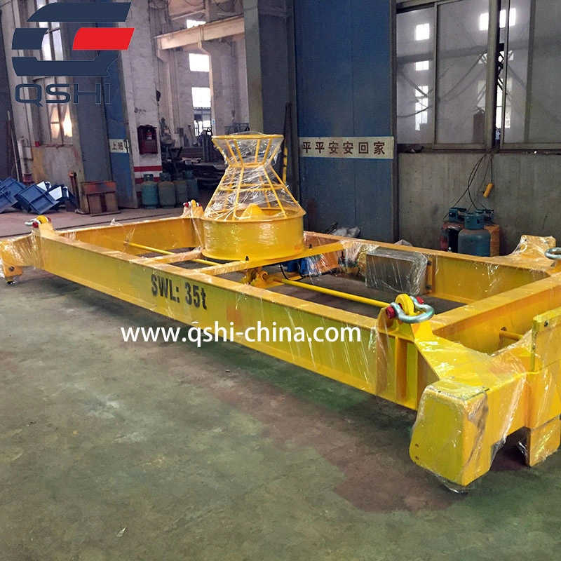 Four Pulley Electric Lifting Container Spreader for Multiple Crane