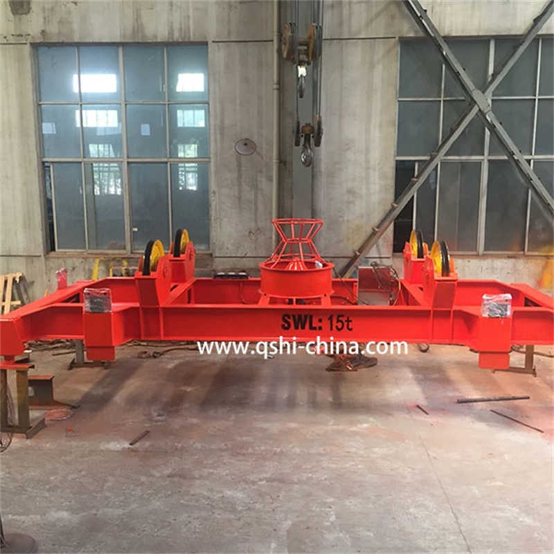 Four Pulley Electric Lifting Container Spreader for Multiple Crane