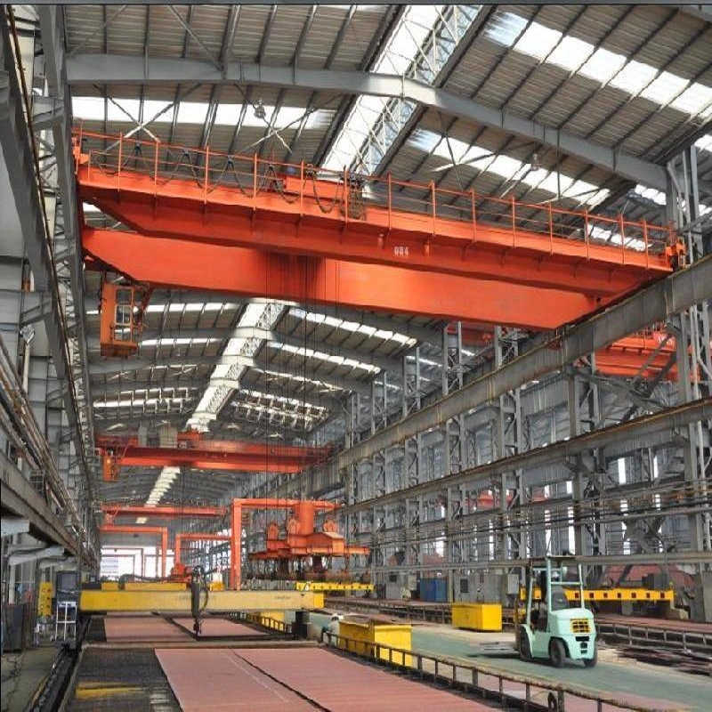 QC Type Electromagnetic Double Girder Overhead Crane Heavry Duty