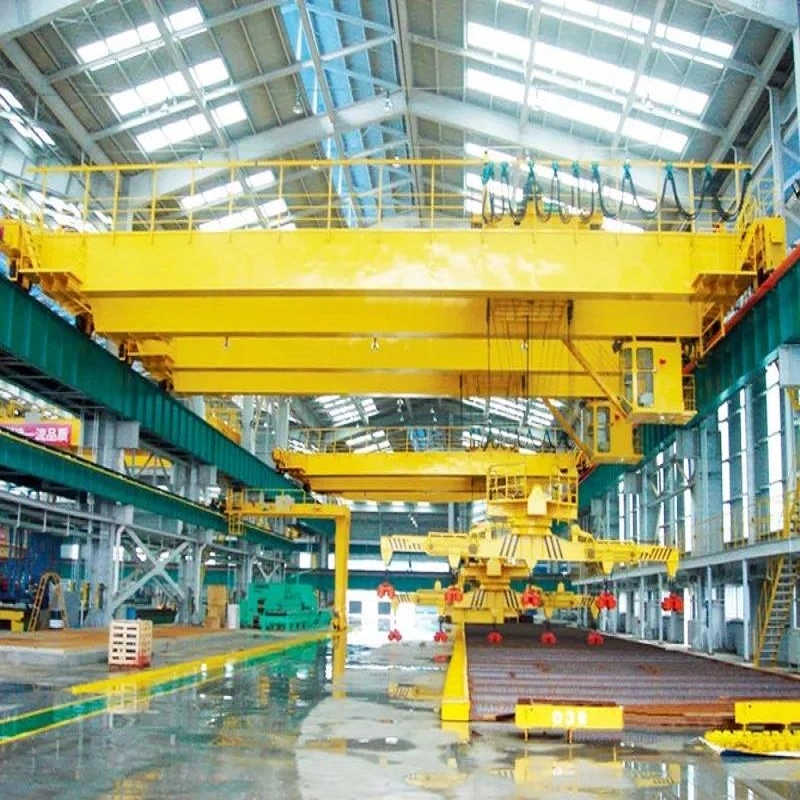 QC Type Electromagnetic Double Girder Overhead Crane Heavry Duty