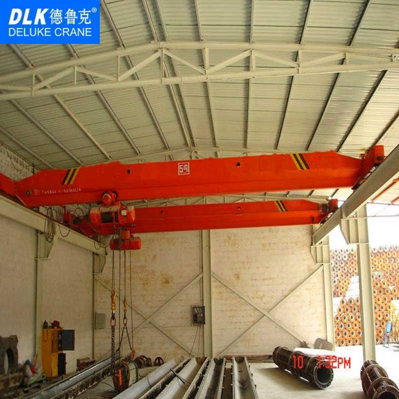 European Standard Single Double Girder Overhead Crane with Hoist 32 Tons