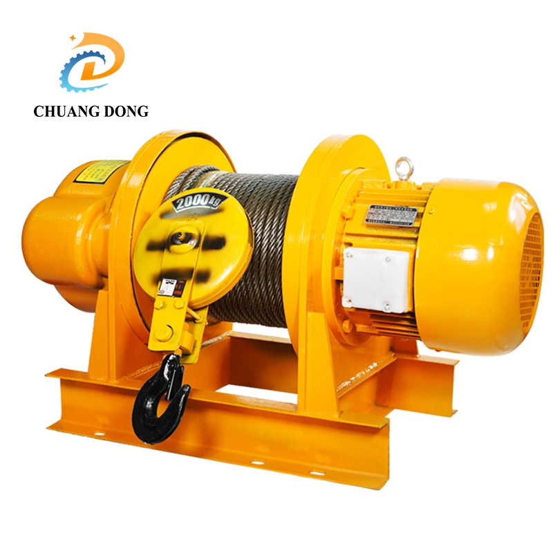 7.7 Ton Electric Winch with Steel Rope Pulling