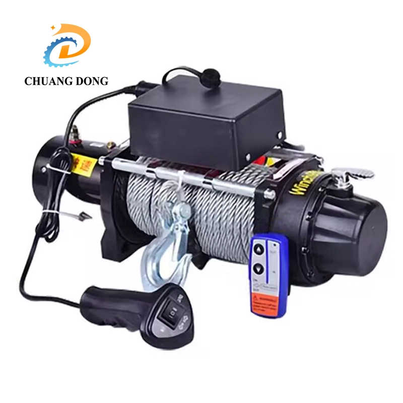 12V Wire Rope Electric Hoist Winch with 6000lbs off Road 4X4/ATV/UTV Auto Parts