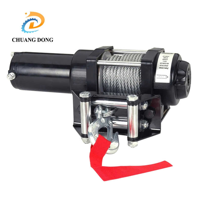 12V Wire Rope Electric Hoist Winch with 6000lbs off Road 4X4/ATV/UTV Auto Parts