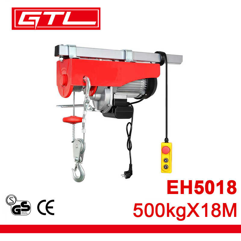 850W Copper Motor & Anti-Rotate Steel Wire & High Security Electric Hoist