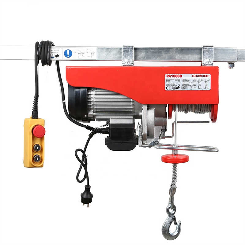 850W Copper Motor & Anti-Rotate Steel Wire & High Security Electric Hoist