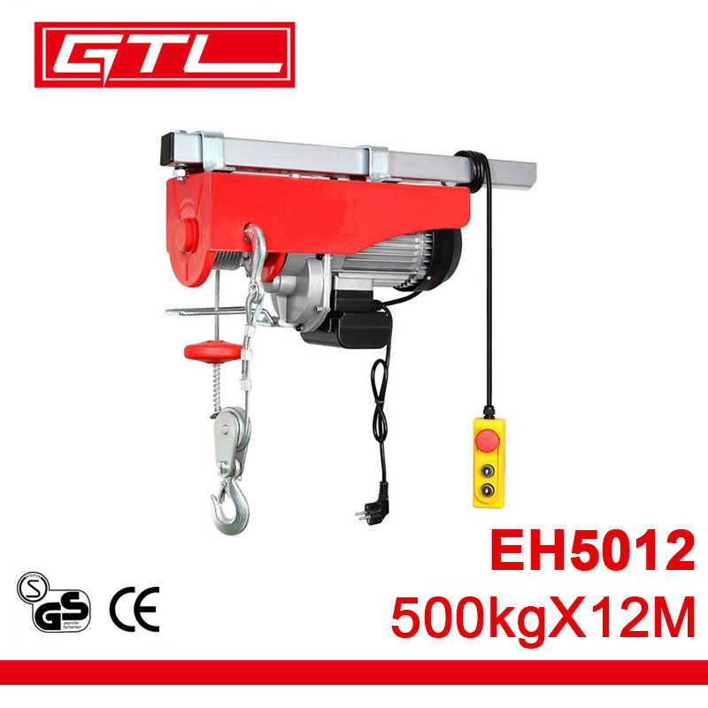 Electric Hoist, 110V 1100 Lbs Winch with Remote Control