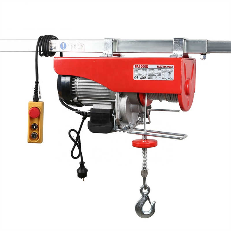 Electric Hoist, 110V 1100 Lbs Winch with Remote Control