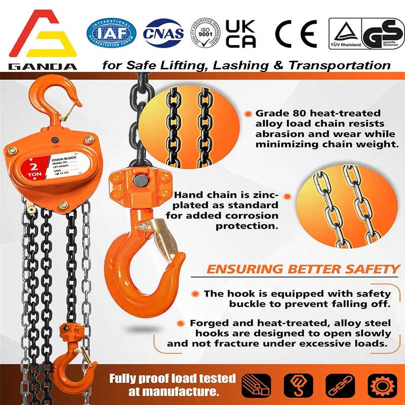 Lifting Chain Block / Chain Hoist / Hand Chain Block / Manual Chain Hoist