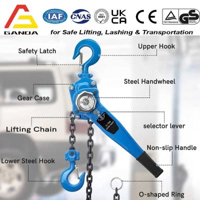 Manul Lever Hoist/Lever Block/Ratchet Hoist/Lashing Hoist/Chain Lifting Block