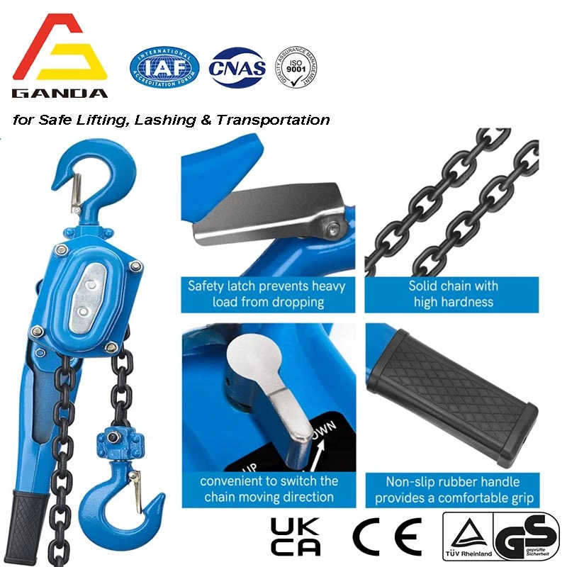 Manul Lever Hoist/Lever Block/Ratchet Hoist/Lashing Hoist/Chain Lifting Block