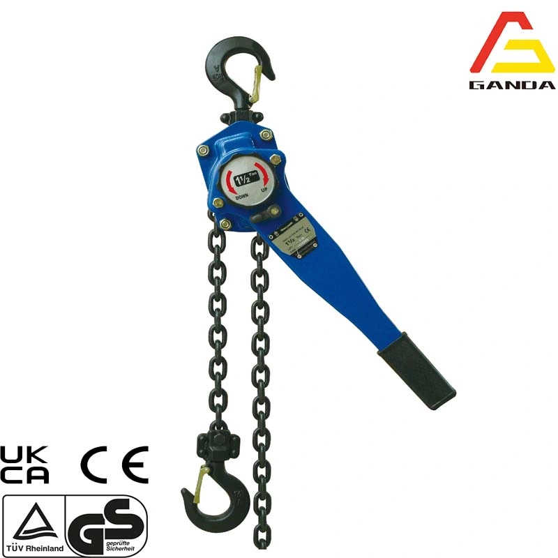 0.75t Rachet Lever Hoist with Load Chain and Overload Protection CE, GS