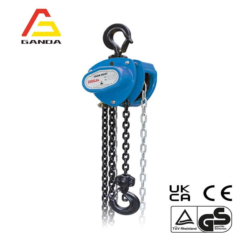 Factory Price Cheap 1t X 3m Manual Hand Chain Hoist with Overload Protection