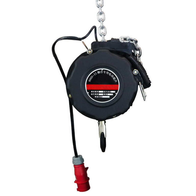 220V Single Phase 1ton Electric Chain Stage Hoist