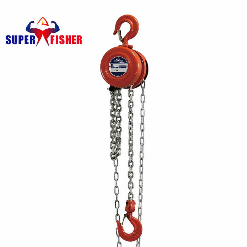 Building Construction Tools Overhead Crane Hand Chain Hoist with G80 Load Chain