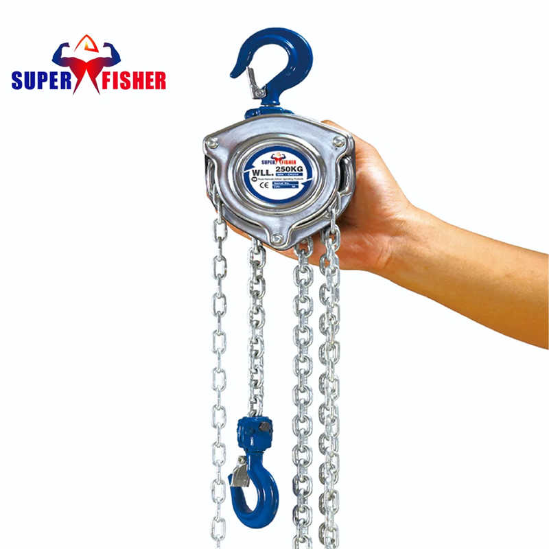 Building Construction Tools Overhead Crane Hand Chain Hoist with G80 Load Chain