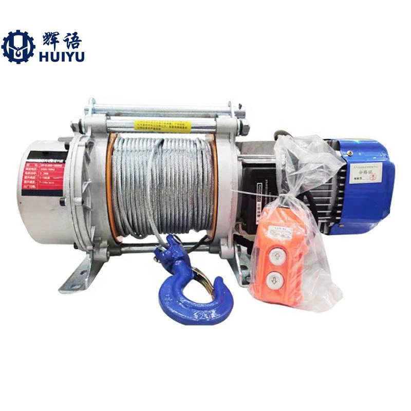 1000kg Elevator Hoist Electric Wire Rope Winch sale United Arab Emirates