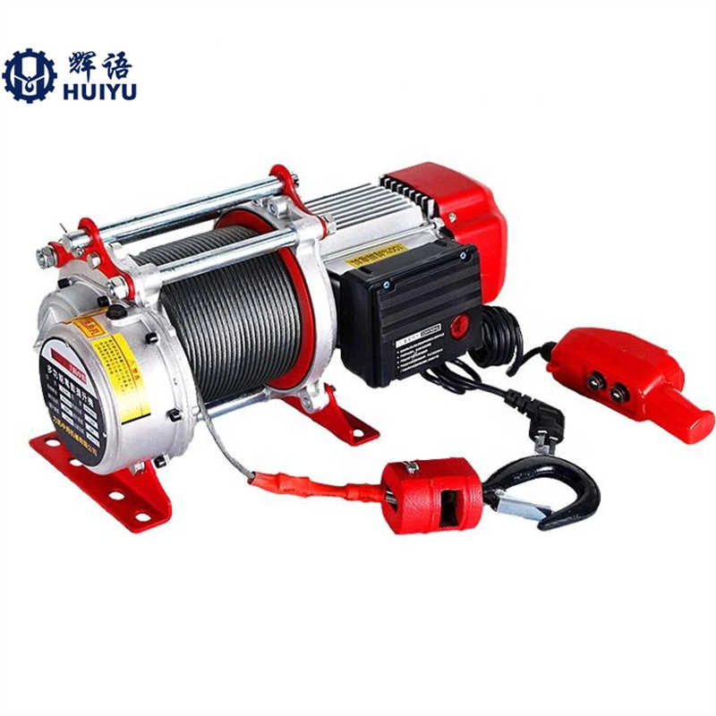 High Quality 2 Ton Electric Steel Wire Rope Winch sale to Ethiopia