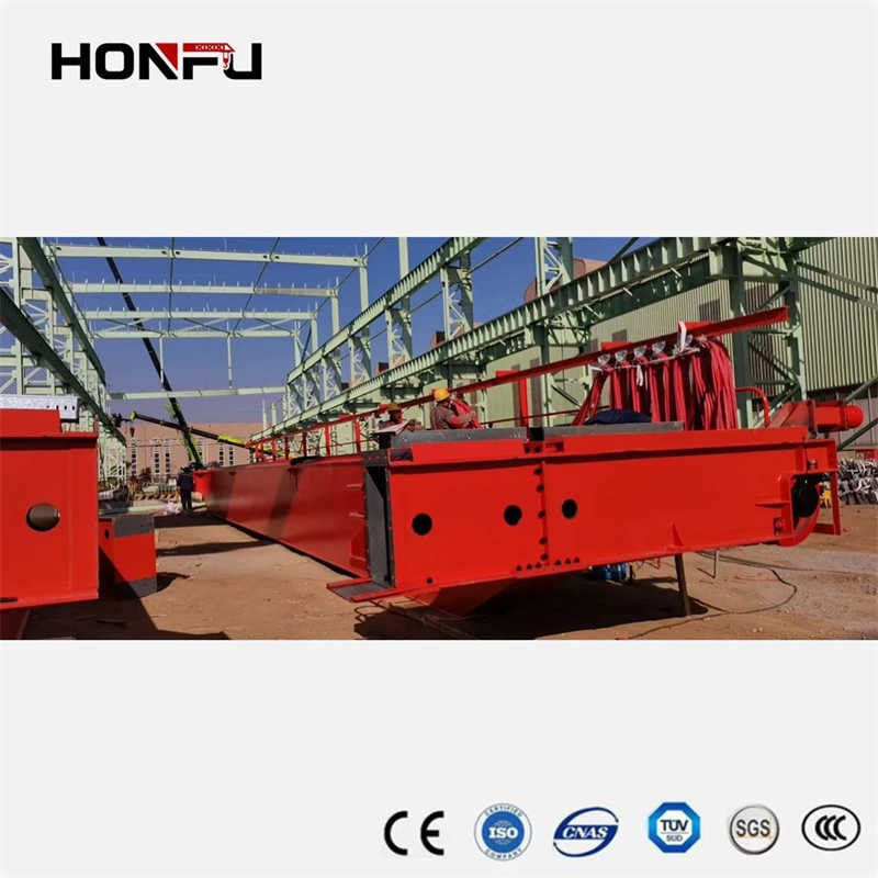 Honfu 5-320ton Double Girder Overhead Crane with Magnetic sale Singapore