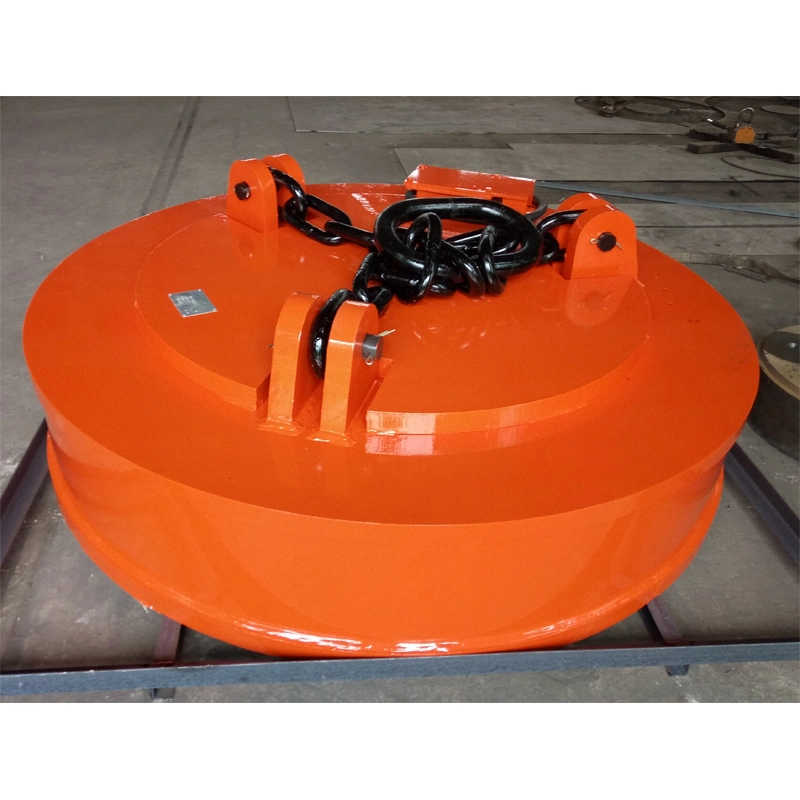 1 Ton Circular Type Lifting Electro Magnet Supplier sale to Vietnam