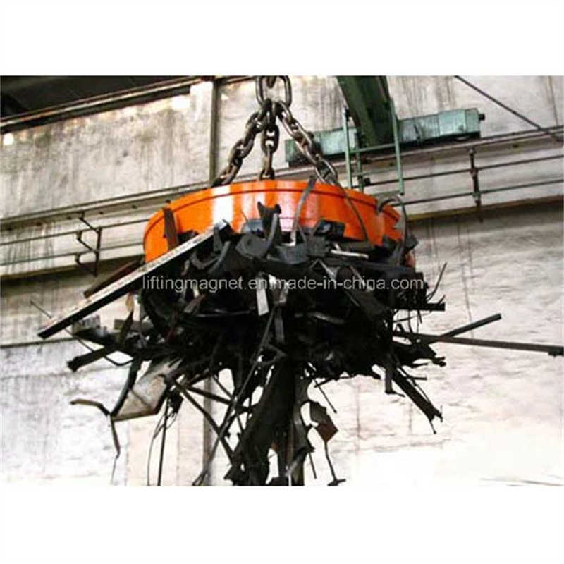 Lifting Electro Magnet of High Temperature (MW5-80L/2) sale to Singapore