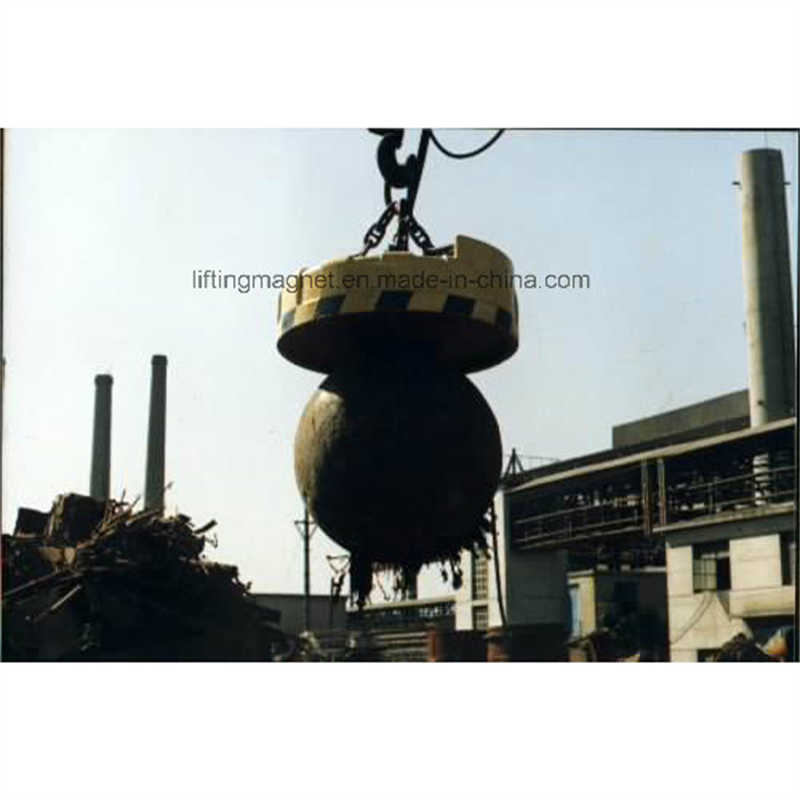 Lifting Electro Magnet of High Temperature (MW5-80L/2) sale to Singapore