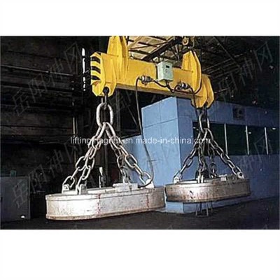 Electric Lifting Magnet for Scraps Loading at The Station sale Indonesia