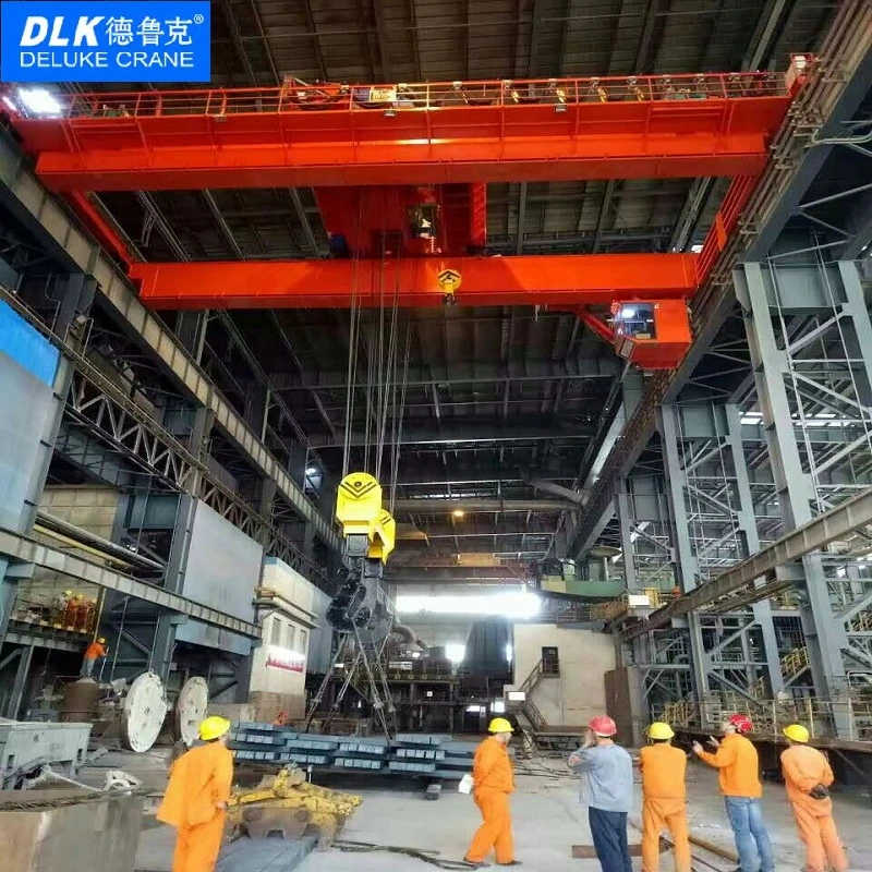 Qd Type 100t Heavy Duty Double Girder Electric Overhead Crane sale Thailand