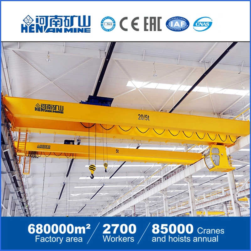 European Type Double Girders Electric Overhead Traveling Crane sale France