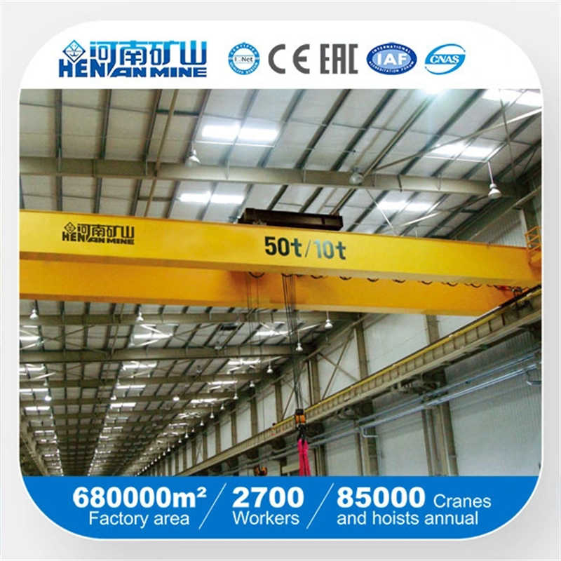 European Type Electric Double Girder Overhead Crane 25t sale Italy