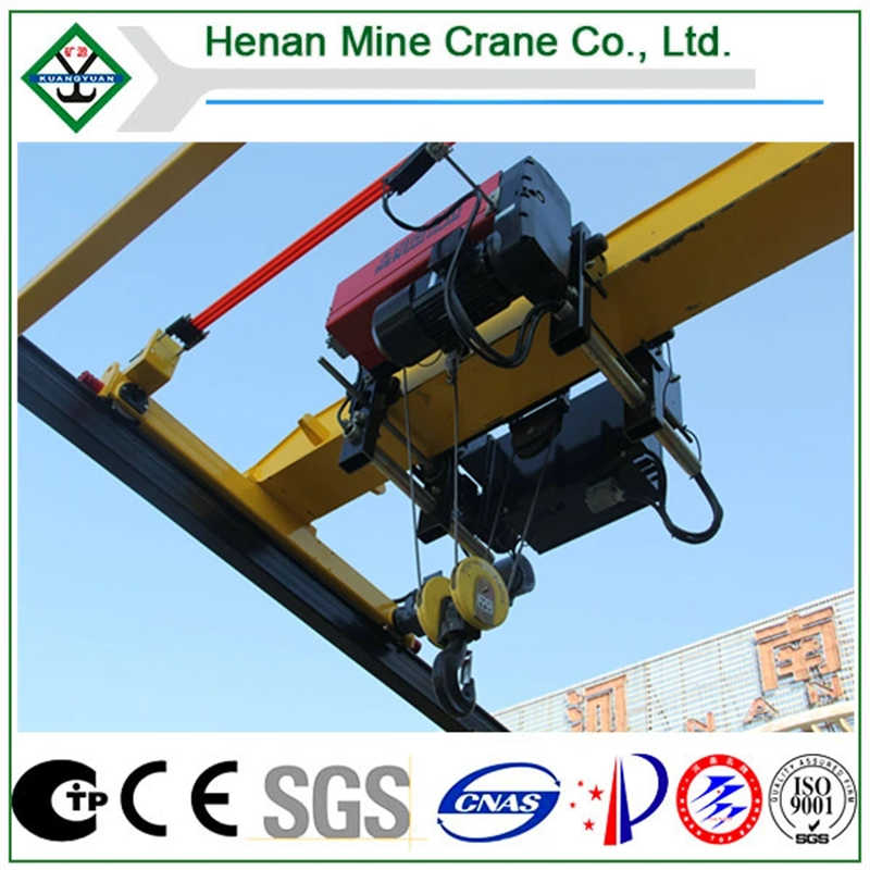 European Type Electric Double Girder Overhead Crane 25t sale Italy