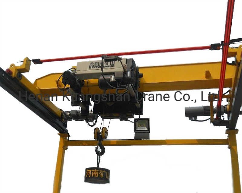 Heavy Duty European Single Girder Overhead Crane for sale to Spain