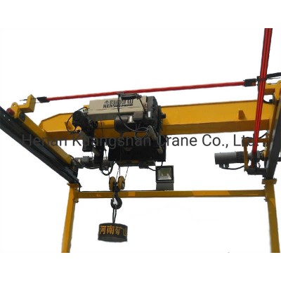 Heavy Duty European Single Girder Overhead Crane for sale to Spain