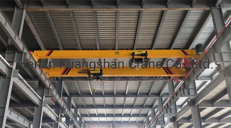 Heavy Duty European Single Girder Overhead Crane for sale to Spain