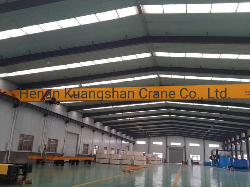 Heavy Duty European Single Girder Overhead Crane for sale to Spain