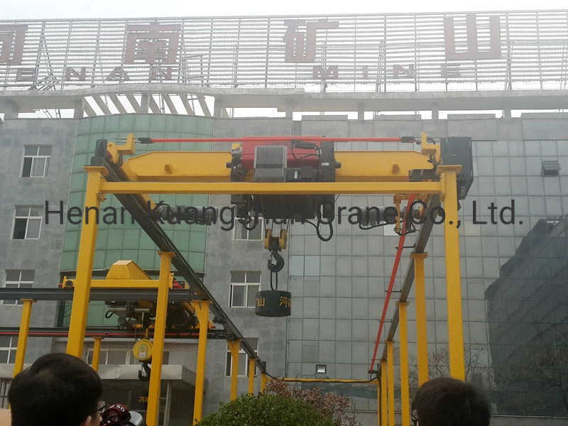 Heavy Duty European Single Girder Overhead Crane for sale to Spain