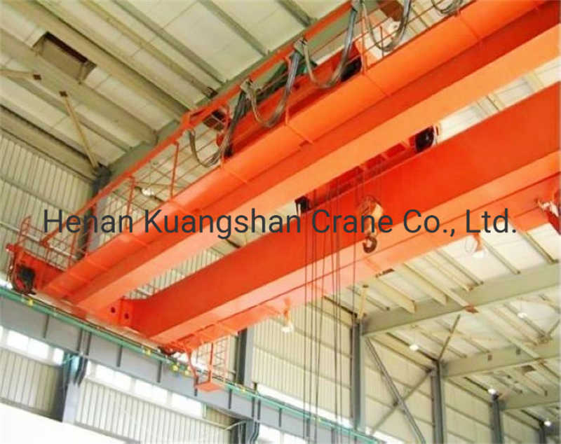 Lh Double Girder Overhead Bridge Crane with Hoist Trolley sale Poland