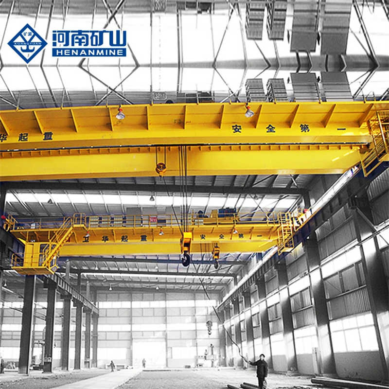 ISO CE 100 Ton Electric Double Beam Overhead Eot Crane sale France