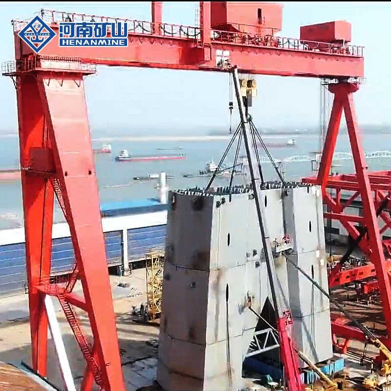 Heavy Duty 500 Ton Double Girder Engineering Gantry Crane sale to France