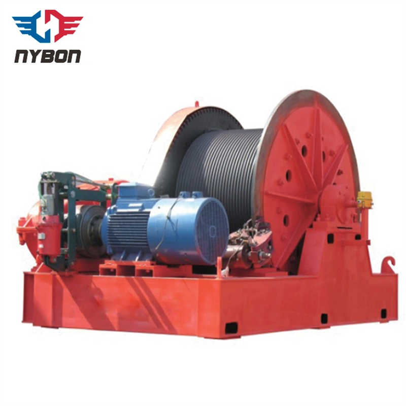 Electric Jm Model Wire Rope Capstan Winch with Brake for sale to Indonesia