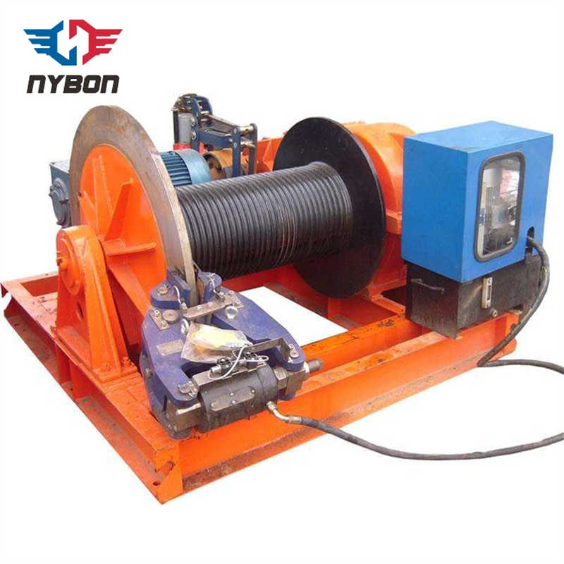 Shipyard Slipway Boat Wire Rope Pulling Electric Winch 25 Ton sale Indonesia