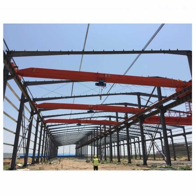 Electric Hoist 10 Ton 20t Single Girder OverHead Bridge Crane sale to Guatemala